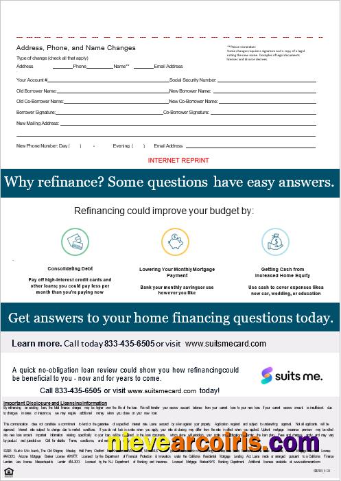 United Kingdom Suits Me bank mortgage statement, 3 pages 3